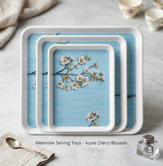 Melamine Serving Tray 3pcs