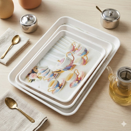 Melamine Serving Tray 3pcs