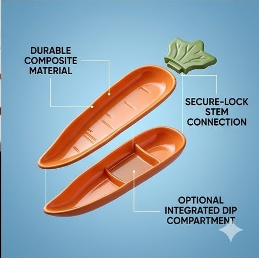 Melamine Carrot tray