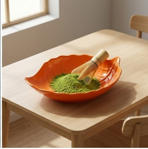 Melamine Deep Leaf Bowl
