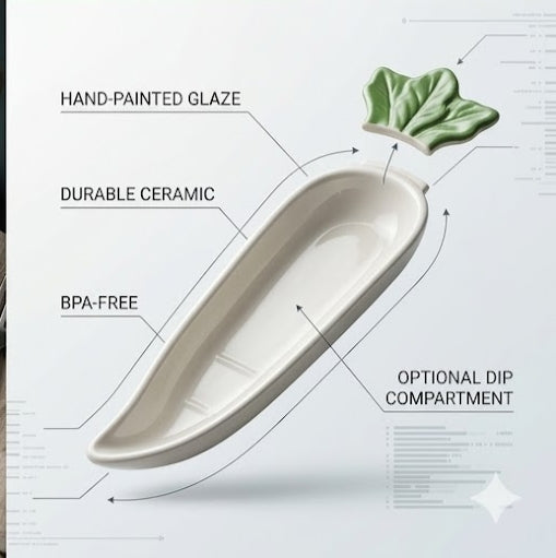 Melamine Raddish tray
