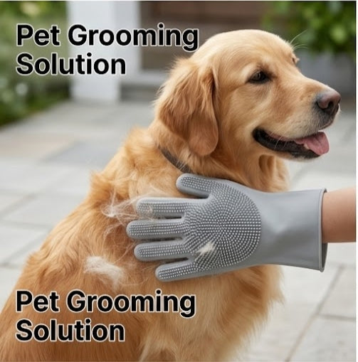 Silicon Washing Gloves (Pair)