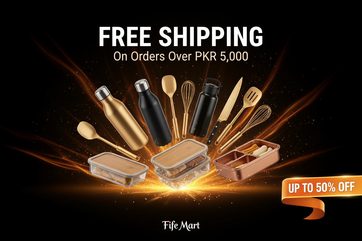 Fife Mart Free Shipping Banner