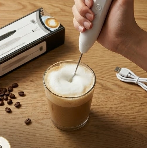 Coffee beater rechargeable