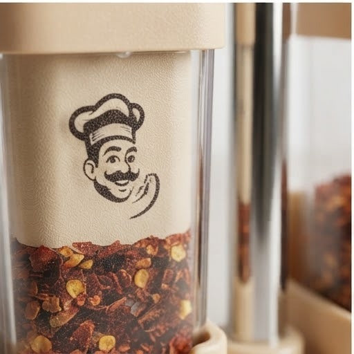 Chef Style Salt & Pepper Dispenser Stand Set | Double Spice Shaker Holder