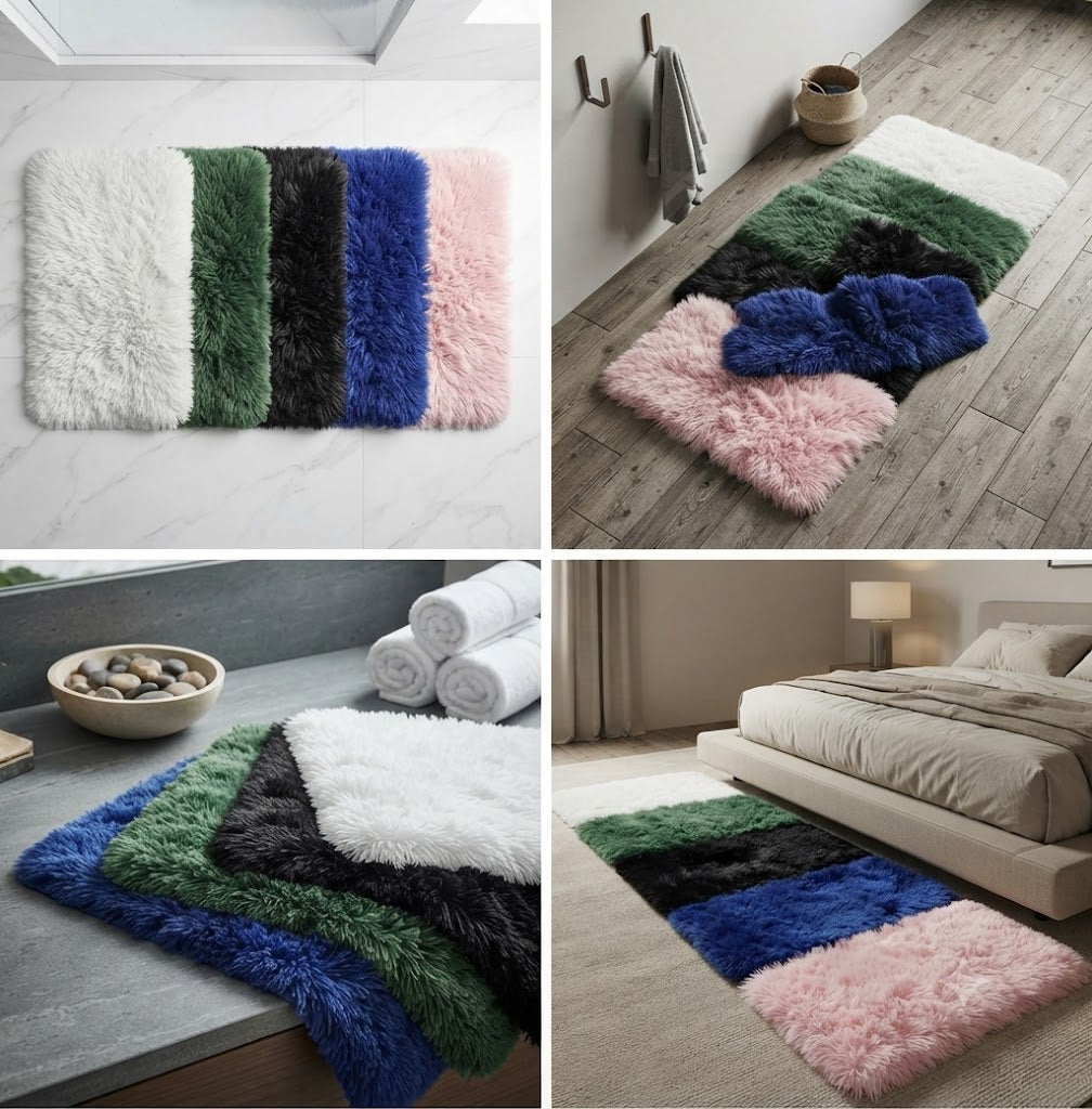 Furr Mat | Fluffy & Soft Anti-Slip Floor Rug for Home Decor