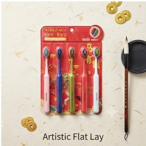 Toothbrush Set (5 Pcs)  | Ultra-Soft