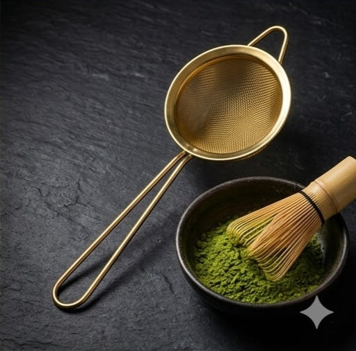 Golden Tea Strainer