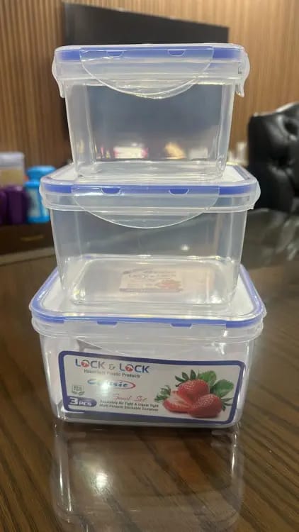 Lock And Lock Bowl Set (3pcs)