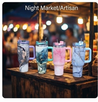Tumbler Premium ( Original stainlay Tumbler )marbel design