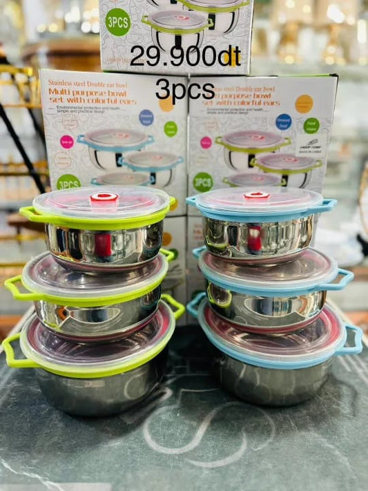Stainless Steel Bowl Set ( 3 pcs )