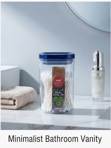Airtight Flip-Lid Storage Jar | Multipurpose Kitchen & Pantry Container