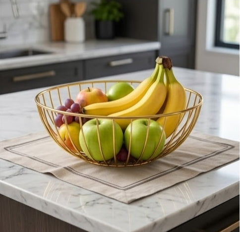 Golden Fruit Basket