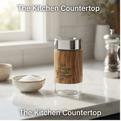 Salt & Pepper Dispenser (1 pcs) | Elegant Kitchen Spice & Namak Dani Holder