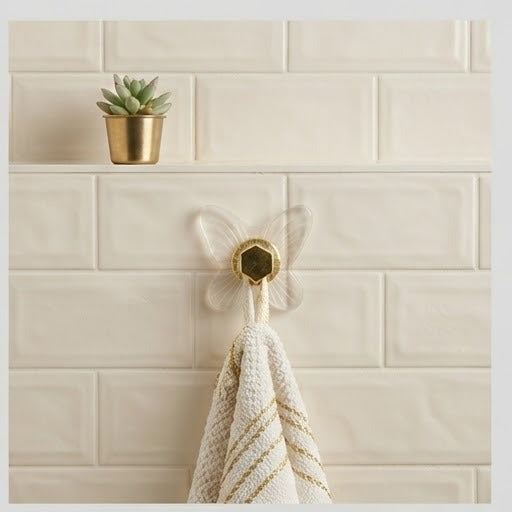 Butterfly Wall Hook | Decorative Adhesive & Heavy Duty Hanging Hook