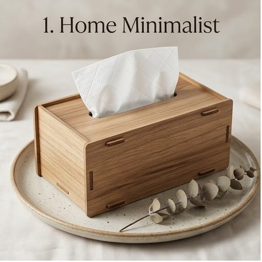 Folding Tissue Box