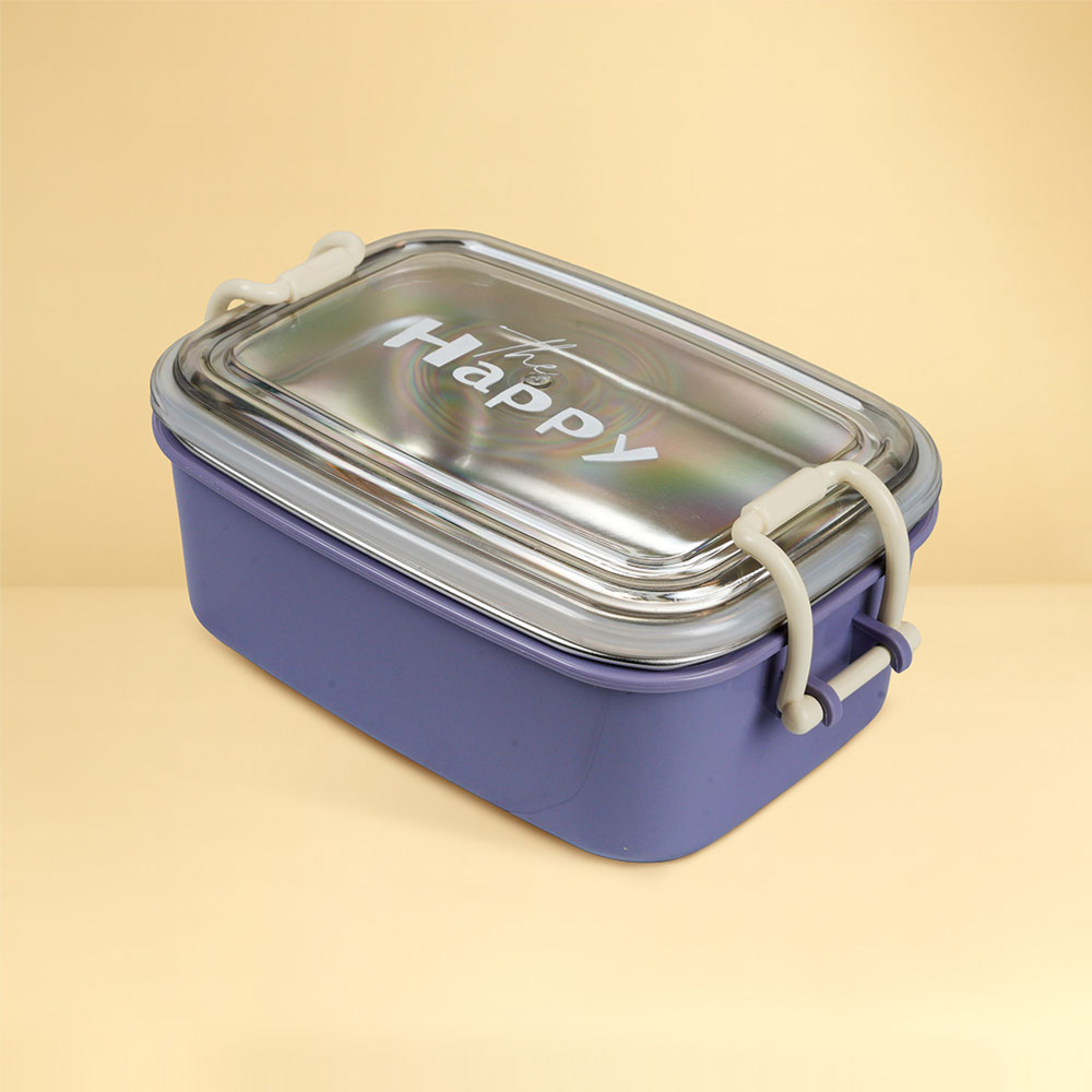 Happy Steel Lunch Box
