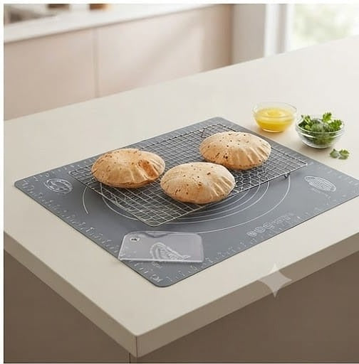 Roti Mat | Non-Stick Silicone Dough Kneading & Rolling Pad
