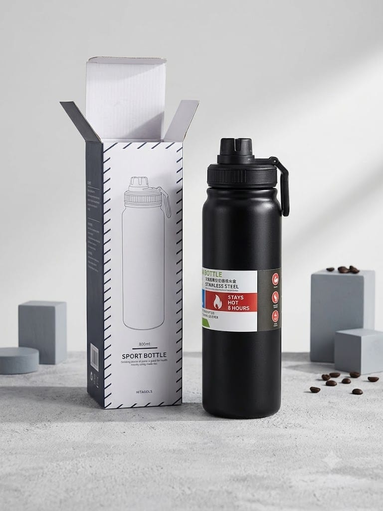 Flip bottel stainless steel (800ml)