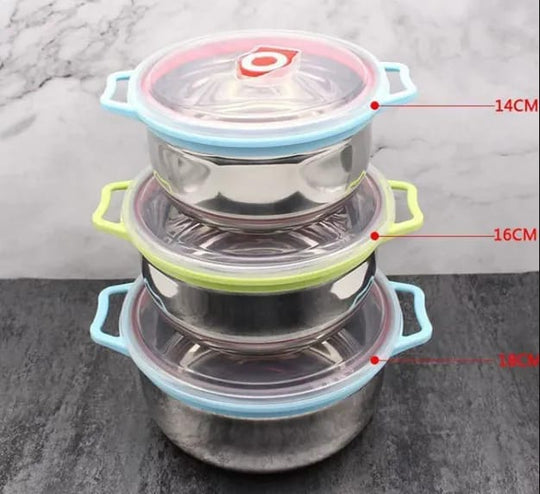 Stainless Steel Bowl Set ( 3 pcs )