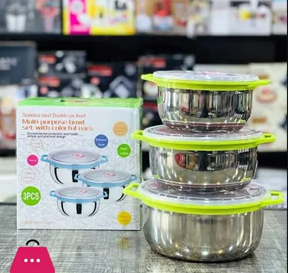Stainless Steel Bowl Set ( 3 pcs )