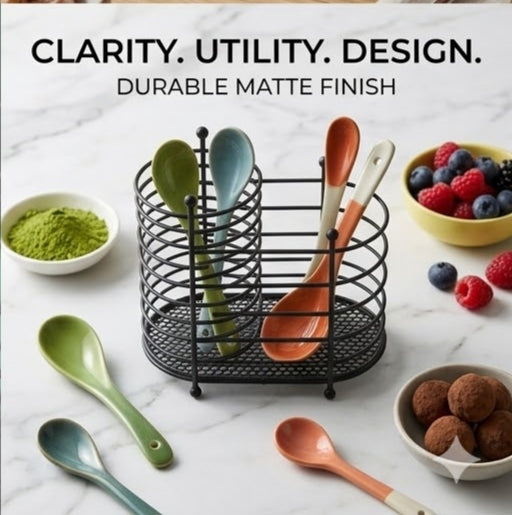 Black Spoon Rack