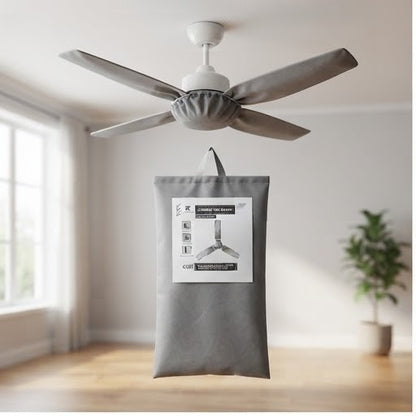 Universal Ceiling Fan Cover – Dust Protection & Fan Cleaning Cover